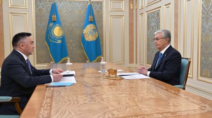 Президент Жоғарғы сот төрағасы Асламбек Мерғалиевті қабылдады