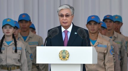 Мемлекет басшысы XI «Айбын» халықаралық әскери-патриоттық жастар жиынын ашты