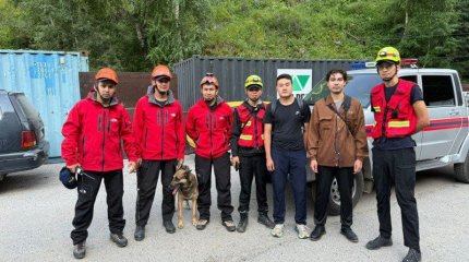 Спасатели нашли заблудившегося туриста в ущелье «Алма-Арасан»