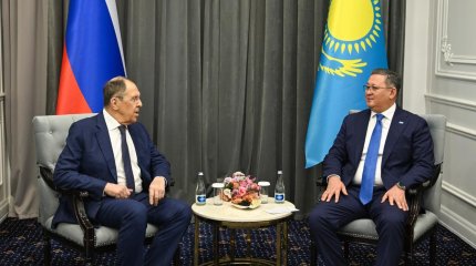 Мурат Нуртлеу и Сергей Лавров обсудили сотрудничество Казахстана и России в Чолпан-Ате
