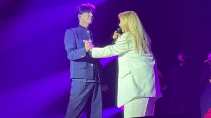 Лара Фабиан Димаштың өнеріне бас иіп, «Adagio» әнін бірге шырқады