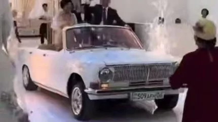 Мерейтойында мейрамханаға көлікпен кірген ерлі-зайыпты елді ашуландырды