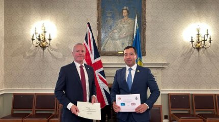 Қазақстан мен Ұлыбритания қорғаныс ведомстволары арасындағы әскери ынтымақтастық жоспарына қол қойылды