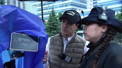 Астанада "Бақыт құшағында" мюзиклінің соңғы кадрлары түсіріліп жатыр