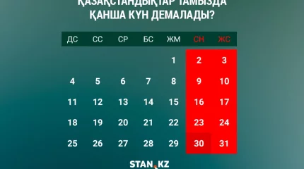 Қазақстандықтар тамызда қанша күн демалады?