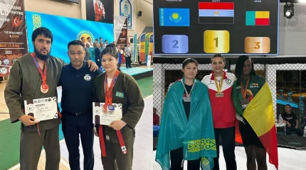 Сотрудница полиции из Атырау завоевала два серебра на чемпионатах мира