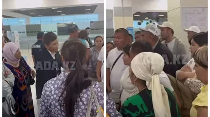 "Еденде жаттық". Ақтау әуежайында жолаушылар шу шығарды