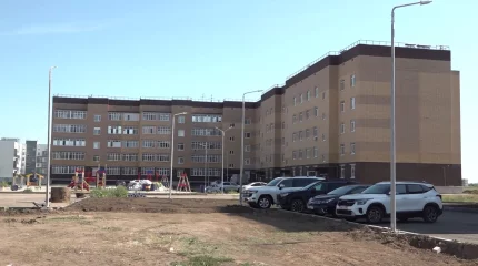 Оралда жаңа ықшамаудан салынып жатыр