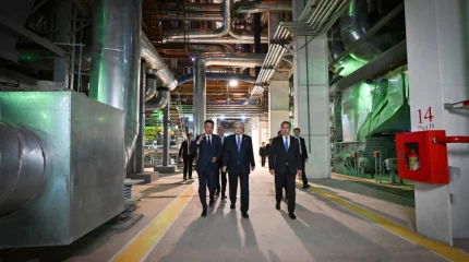 Президент ознакомился с работой первой очереди ТЭЦ-3 в Астане