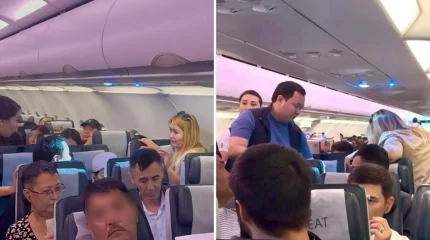 На рейсе Атырау - Астана пассажирке стало плохо: на помощь пришли врачи