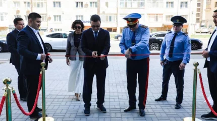 В Астане открылись два новых участковых пункта полиции