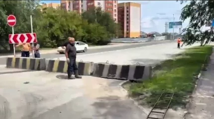 Водопровод прорвало в Семее