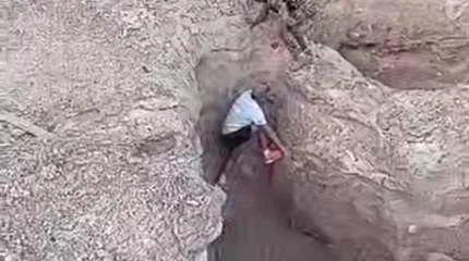 Турист упал в глубокий обрыв на Чарынском Каньоне