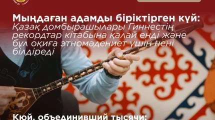 Мыңдаған адамды біріктірген күй: Қазақ домбырашылары Гиннестің рекордтар кітабына қалай енді және бұл оқиға этномәдениет үшін нені білдіреді