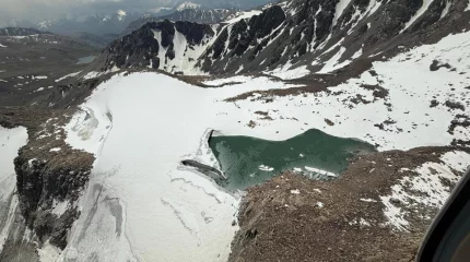 Іле Алатау тауларында мұздақ көлдердегі су деңгейін төмендету жұмыстары басталды