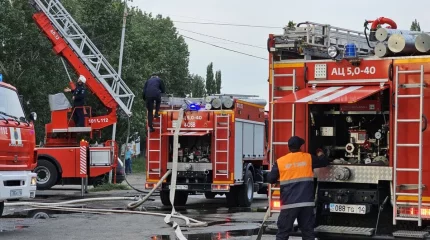 Қарағандыда банк өртеніп кетті