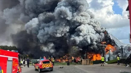 Сильный пожар уничтожил главную сцену фестиваля Tomorrowland в Бельгии