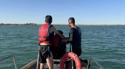 Женщину потеряли при катании на «банане» на Капчагайском водохранилище