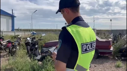 45 пьяных водителей мопедов задержали костанайские полицейские с начала года