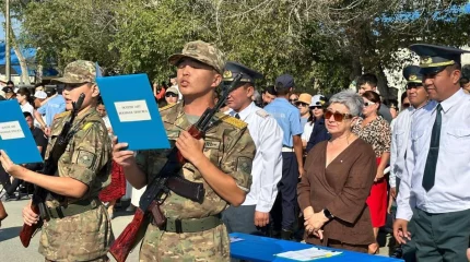 Ұлттық ұлан қатары жас сарбаздармен толықты