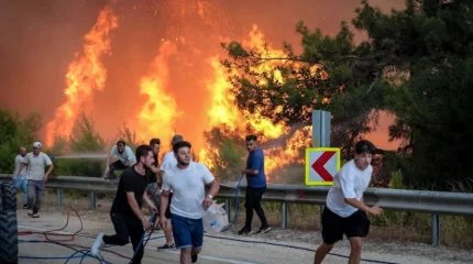 Туристы массово бегут с популярных курортов из-за лесных пожаров