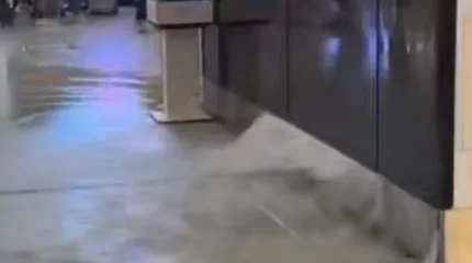 Аэропорт затопило в Астане