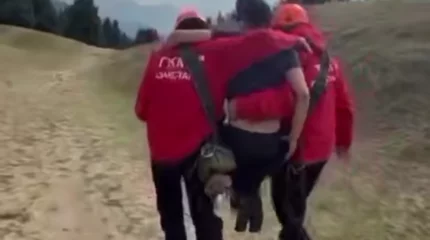 Турист не смог самостоятельно спуститься с Кок Жайляу