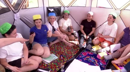 Сабындыкөл жағасында ерекше тіл сабағы өтті