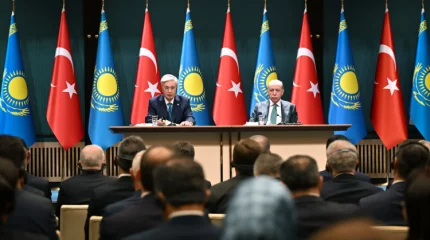 Қасым-Жомарт Тоқаев пен Режеп Тайип Ердоған БАҚ өкілдері үшін брифинг өткізді