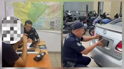 Арест грозит актюбинцу за езду на "шпионском" Lexus