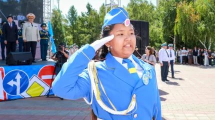 Дети в форме и с миссией: ЮИД «захватили» Усть-Каменогорск