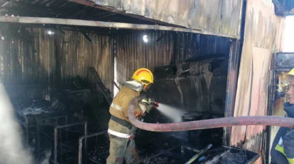 Донерная сгорела в Талдыкоргане