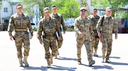 Минобороны проверило условия службы в Карагандинской области