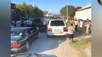 Свадебный кортеж нарушителей задержан в Туркестанской области (ВИДЕО)