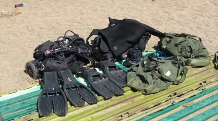 Поиски в Сорбулакском водохранилище: найдено тело и обломки военного вертолёта