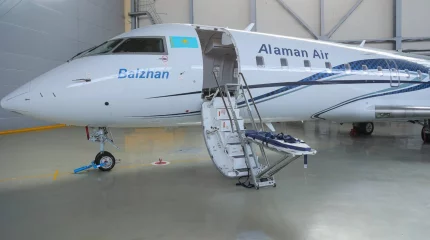 Медавиация Казахстана получила реактивный Bombardier CRJ200