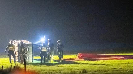 Пять человек выпали из воздушного шара в Нидерландах