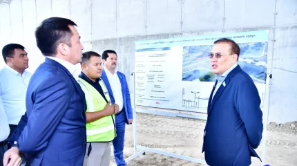 Мәжіліс депутаты Шымкентте жаңа көлік өткелінің құрылысымен танысты