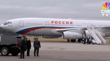 Путин прибыл в Анкоридж