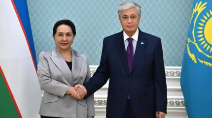 Токаев принял председателя Сената Олий Мажлиса Узбекистана Танзилу Нарбаеву