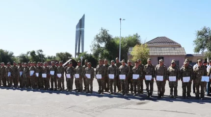 В Кызылорде спасателей МЧС наградили за помощь аграриям