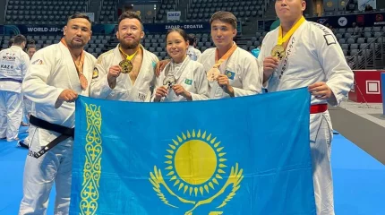 Мангистауские борцы джиу-джитсу завоевали пять медалей на Кубке мира в Хорватии