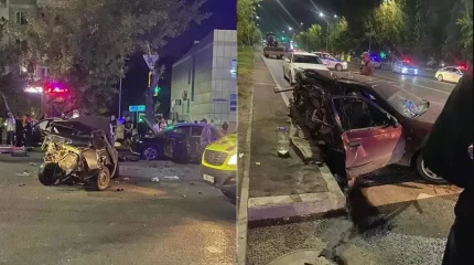 Ұрланған көлікпен адам шошырлық апатқа ұшырады