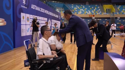 Маулен Ашимбаев вручил награды победителям «Аstana 2025 World Boccia Challenger»