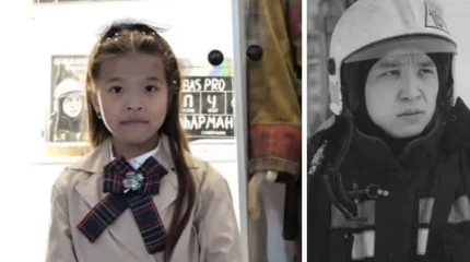 Первоклассница – дочь героически погибшего пожарного растрогала казахстанцев