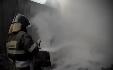 Семью с двумя детьми эвакуировали из горящего дома в Текели