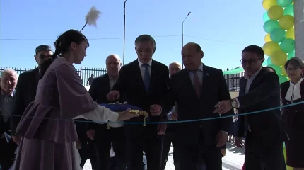Школа на 450 мест открылась в Алматинской области при поддержке партии «AMANAT»