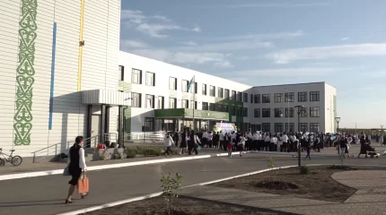 "Школа будущего" открылась в селе Байконыс Западного Казахстана