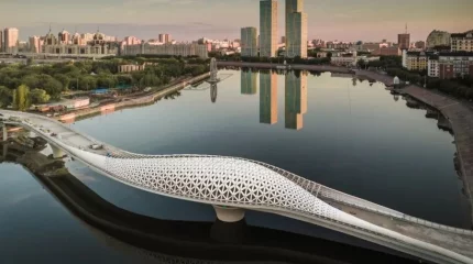 Астанчанина арестовали за виражи на пешеходном мосту через Есиль