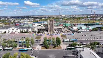 На старом вокзале Астаны ведется масштабный капитальный ремонт